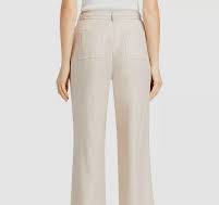 $98 T Tahari Women's Beige Cropped Wide Leg Pants Size 2