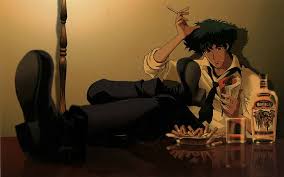 Jet black, a former police officer and owner of the bebop; 1536x864px Free Download Hd Wallpaper Cowboy Bebop Spike Spiegel Indoors One Person Full Length Wallpaper Flare