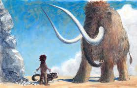Going to be the hump that mammoths have on their heads. A Woolly Mammoth The First Drawing R Michelson Galleries