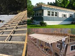 Frame out the top of the house. Mobile Home Roof Repair Options Mobile Home Repair