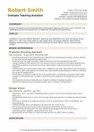 A personal assistant will be required to have exceptional administrative skills and be able to support a manager and or director in anything they need. Graduate Teaching Assistant Resume Samples Qwikresume