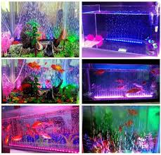 Aquarium Landscaping Decorative Bubble Lamp Aquarium Colorful Led Diving Lamp 10 Gallon Fish Tank Aquarium Landscape Fish Tank