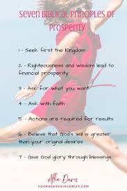 7 Biblical Principles Of Prosperity And Wealth Wholehearted Homemaker Good Good Father God Almighty Gods Glory