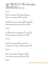 Go Tell It On The Mountain An Illustrated Song Songs Content Words About Me Blog