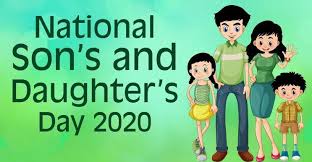 On the day, parents are to r. National Son S And Daughter S Day 2020 Dates History And How To Celebrate It Broadcast Cover