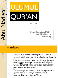 Download kumpulan terjemah kitab hadits shahih pdf dan ulumul hadits. Buku Kuliah Ulumul Quran Pdf Masnurul