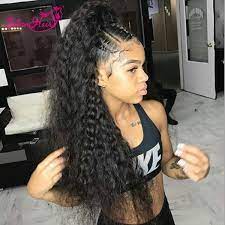 Seleonhair New Style 8 26 Inch 150 Density 13 6 Lace Front Wig Curly Box Braids Hairstyles Natural Hair Styles Hair Beauty