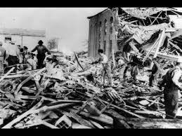 The london fire brigade said ten of its fire engines and about seventy firefighters were battling the blaze that reportedly broke out in a business premises under a railway arch. New London School Explosion Documentary Youtube