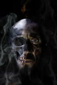 A close up of a person's face with smoke coming out of it. Horror monster  photomontage. - PICRYL - Public Domain Media Search Engine Public Domain  Search