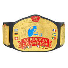 Manchester city football player raheem sterling makes entrance with wwe championship. Official Wwe Authentic European Championship Replica Title Belt Multi Walmart Com Walmart Com