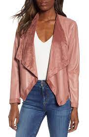 Bb Dakota Teagan Reversible Faux Leather Drape Front Jacket Nordstrom Drape Front Jacket Faux Leather Jackets Jackets