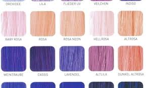 Shades Of Blue Hair Dye Chart