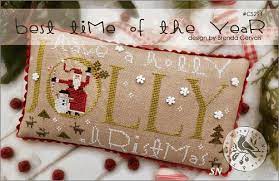 15 w x 11 h. Christmas And Winter Cross Stitch Patterns The Silver Needle Fine Needlecraft Materials