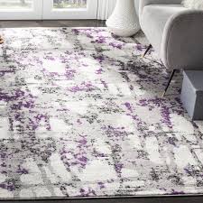 Cohen Ivory Purple Area Rug Purple Area Rugs Purple Living Room Area Rugs