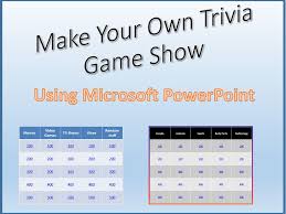 Gaming is a billion dollar industry, but you don't have to spend a penny to play some of the best games online. Make Your Own Trivia Game Show Ppt Download