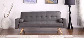 Changez de canapé en vous faisant livrer chez vous ! Canape Clic Clac Tissu Gris 3 Places Pas Cher