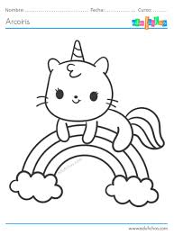 Arcoiris Para Colorear Imprimir Dibujos Para Pintar De Arcoiris Bonitos Gatito Para Colorear Libros Para Colorear Dibujos Para Colorear Los unicornios habitan en las historias de mundos fantasticos, junto a princesas, castillos, arcoiris y dragones. arcoiris bonitos gatito para colorear