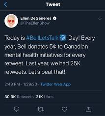Bell Let S Talk Day Reduces Stigma But We Need More Services The Mighty