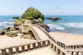 Located in biarritz, mercure president biarritz plage is in the city center and near the beach. Man On Beach Next To La Basta La Grande Plage Biarritz France Stock Photo Offset