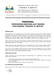 Contoh surat permohonan bantuan al quran download kumpulan gambar. Contoh Proposal Permohonan Bantuan Al Quran Berbagi Contoh Proposal