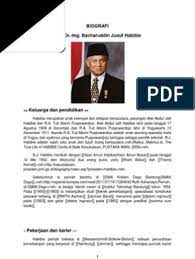 Maybe you would like to learn more about one of these? Kesimpulan Biografi B J Habibie Tulisan