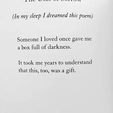 The Uses Of Sorrow By Mary Oliver Poetry Mary Oliver Sorrow Poems