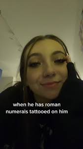 Roman Numerals Tattoo for Men