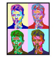 Osservare l'evoluzione degli stati uniti nella filigrana della sua opera significa ripercorrere le grandi serie tematiche che hanno. Amazon Com David Bowie Wall Art Print Andy Warhol Pop Art 8x10 Unframed Photo Great Gift For Music Fans Chic Home Decor Handmade