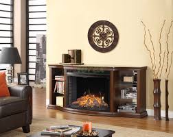 Furniture » filing, storage & accessories » storage cabinets & lockers » storage cabinets. Contessa Curio Cabinet Fireplace Mantel W Curved Firebox Xiorex