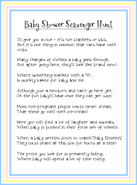 The Original Scavenger Hunt Baby Shower Game Baby Shower Games Unique Free Baby Shower Games Free Baby Shower