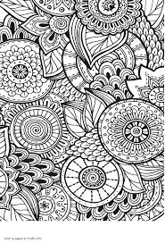 Cat colouring pages activity village. Abstract Coloring Pages For Adults Flowers Coloring Pages Printable Com