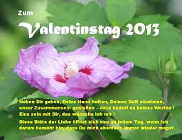 Der valentinstag wird am 14. Gedanken Zum Valentinstag Am 14 02 2013