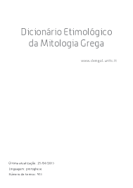 O melhor site de downloads de musicas online. Pdf Dicionario Etimologico Da Mitologia Grega Susana Marta Pereira Academia Edu