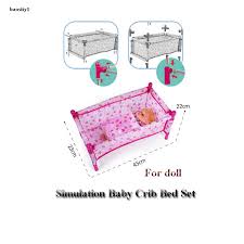 At the best online prices at ebay! Cod Stocked Magideal Baby Toddler Crib Bed Abs Plastic Furniture Forfor 9 12 Inch Reborn Baby Girl Boy Doll Shopee Philippines