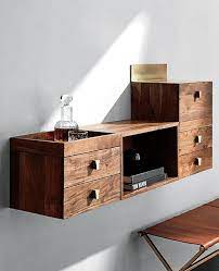 So we decided on adding floating shelves for extra bathroom storage. Seven Modern Floating Shelf Ideas Cb2 Style Files