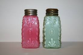The salt and pepper set are easily refillable by turning upside down and removing the silicone stoppers. Northwood S Cactus Shakers Collectors Weekly