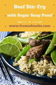 Beef Stir Fry With Sugar Snap Peas Recipe Beef Stir Fry Snap Peas Stir Fry
