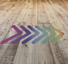 You can even create different tile patterns to add a little more personality to the space. Line Direction Floor Sticker Tenstickers