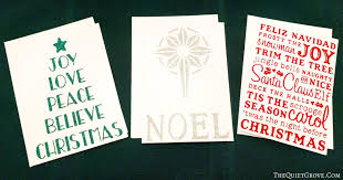 Get in the holiday spirit with a unique holiday theme shirt. How To Make Custom Christmas Cards With Cricut Iron On The Quiet Grove