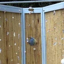 Attractive Bamboo Shower For Fresh Outdoor Idea Outdoor Shower Outdoor Shower Enclosure Bamboo Outdoor