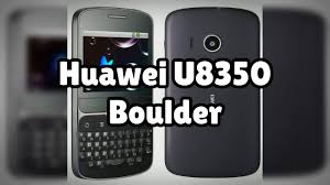 Photos of the Huawei U8350 Boulder ...