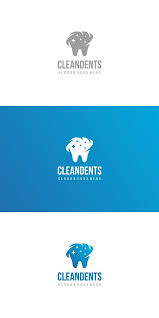 Clean Dental Logo Dental Logo Dental Kids Design