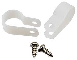 1 2 Inch Rope Light P Style Mounting Clips 50 Pack Traditional Lighting Hardware By Birddog Distributing Inc