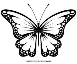 Black And White Stencil Butterfly Outline Related Topics Black And White Butterfly Stencil Tattoo Butterfly Stencil Butterfly Drawing Butterfly Tattoo Designs