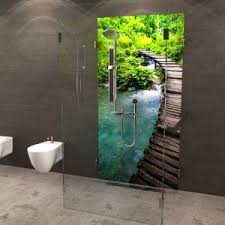 Duschruckwand Steg Im Jungel Duschruckwand Badezimmer Dusche Fliesen Dusche