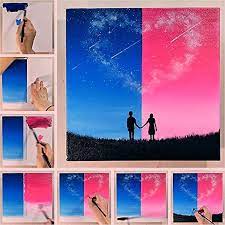 You would need a canvas, acrylics, and water for this abstract art. 10 Easy Painting Ideas For Home Decor Art For Beginners Canvas Art Painting Simple Acrylic Paintings Creative Painting