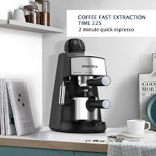 Order today with free shipping. Sowtech Espresso Machine 3 5 Bar 4 Cup Espresso Maker Cappuccino Machine Walmart Com Walmart Com