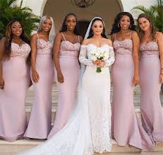 Mermaid Long Light Pink Bridesmaid Dresses Summer Country Garden Formal Wedding Party Guest Maid Of Honor Gowns Plus Size Custom Made Maternity Bridesmaids Dresses Off The Rack Bridesmaid Dresses From Forevergrace 73 26