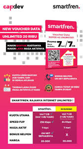 Paket smartfren unlimited 7 hari. Wow Voucher Data Unlimited Hanya Rp 20 0000 Seminggu