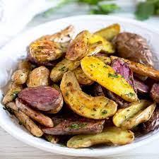Roasted Fingerling Potatoes | Lemon Blossoms